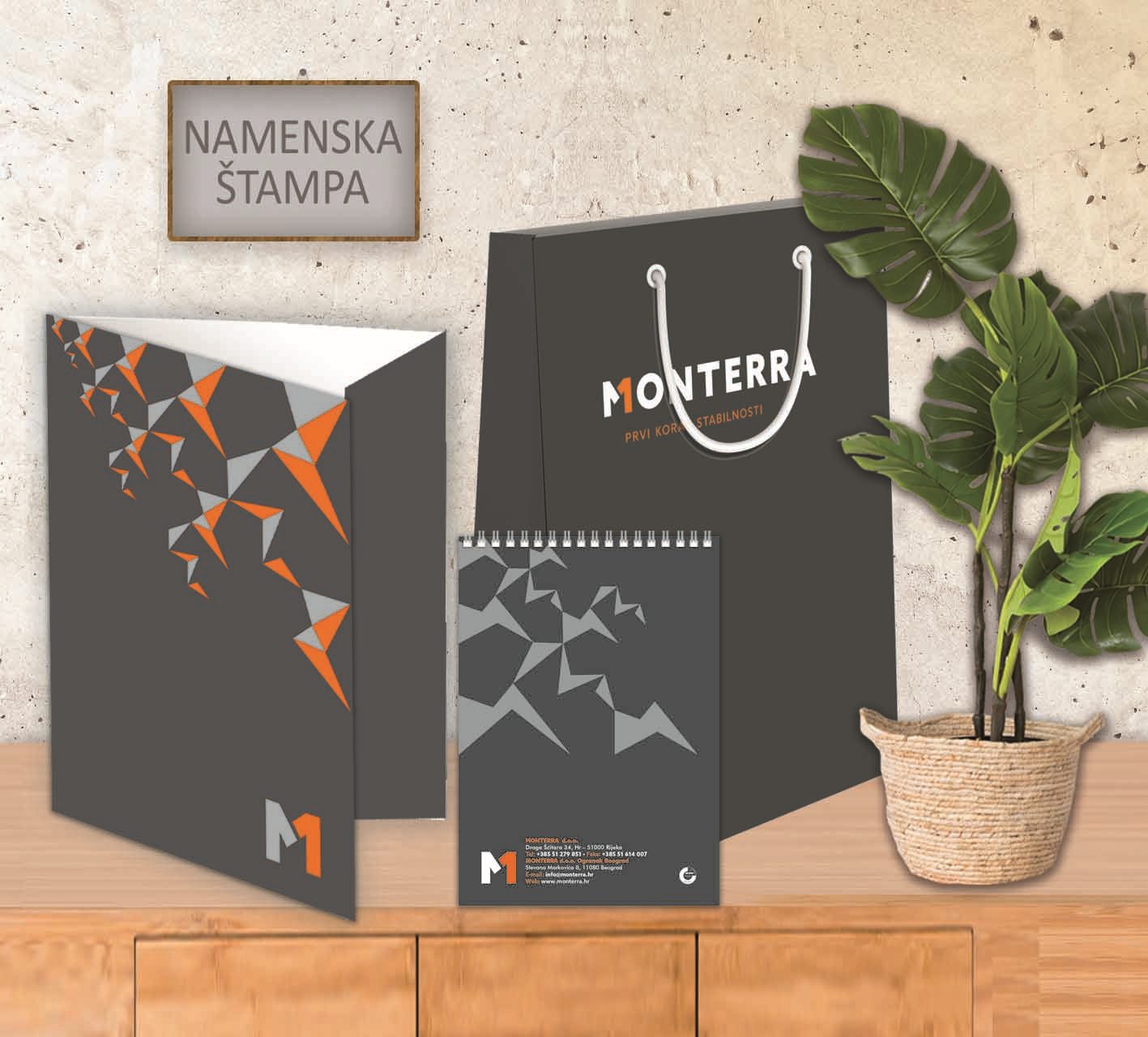 Poslovni materijal Montera